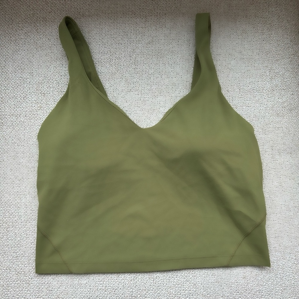 Lulu Align Tank in Olive Green